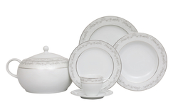Güral Porselen - Yemek Takımı Güral Porselen <br> 84 Parça 12 Kişilik <br> Tolstoy Yuvarlak<br> TLS84YT9305706