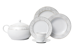 Güral Porselen - Yemek Takımı Güral Porselen <br> 84 Parça 12 Kişilik <br> Tolstoy Yuvarlak<br> TLS84YT9305713