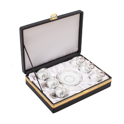 Güral Porselen - 6 lı Özel Seri Kahve Fincan Takımı <br> 8Q0A3507