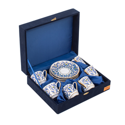 Güral Porselen - 6 lı Özel Seri Kahve Fincan Takımı <br> 8Q0A3509