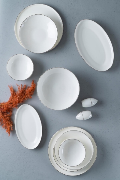 ACAR Daphne Silver 12 Kişilik 57 Parça Yemek Takımı HNA-22-0407/1 - 3