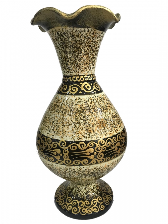 Dekoratif Çini Sümbül Vazo 30 cm