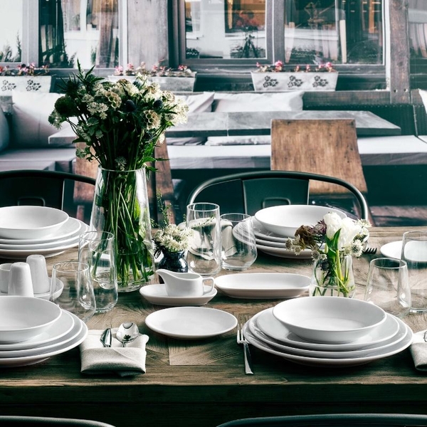 Güral Porselen 2 li Salata Kayığı <br> 26 cm <br> EO26DU00 - 4