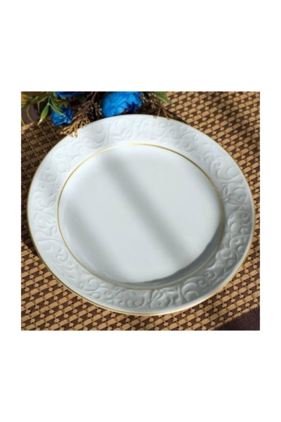 Güral Porselen Bahar Dalı Altın File 24 Parça Yemek Takımı Bhd24y423 - 3