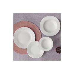 Güral Porselen - Güral Porselen <br> Bronte 24 Parça 6 Kişilik Yemek Seti <br> BRN24Y400