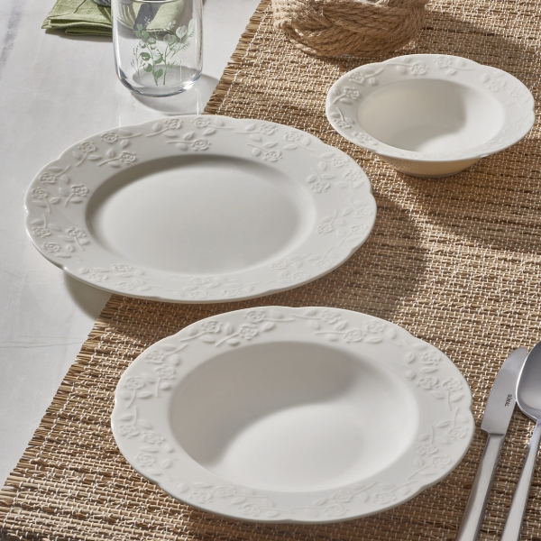 CARMINA 24 PARÇA 6 KİŞİLİK BONE YEMEK TAKIMI - 3