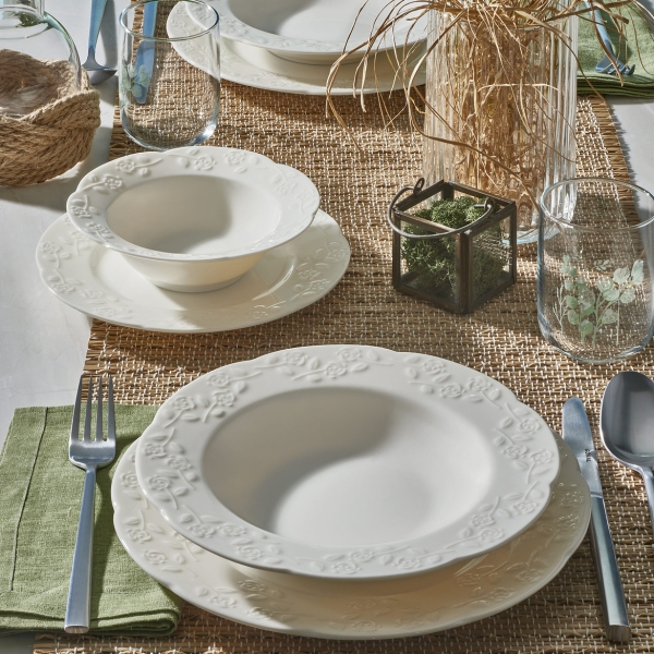 CARMINA 24 PARÇA 6 KİŞİLİK BONE YEMEK TAKIMI - 4