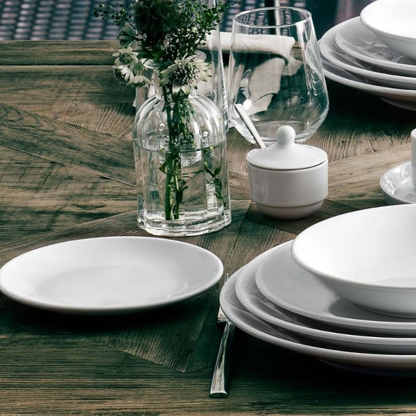 Güral Porselen Kayık Tabak 3 lü <br> 24 cm <br> EO24KYOO - 3