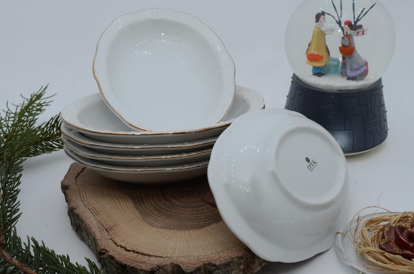 Kahvaltılık Çerezlik Porselen Tabak-1 - 2