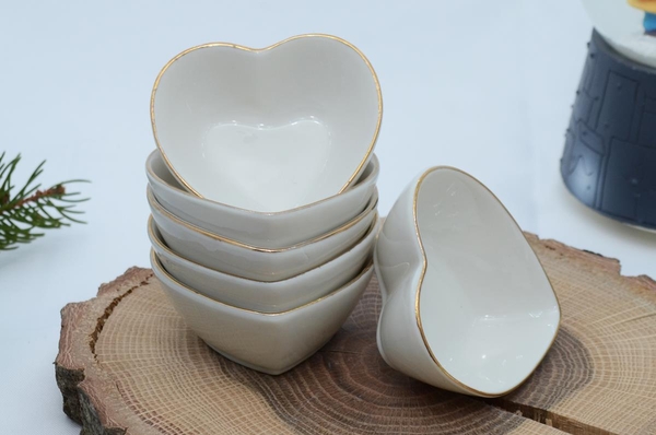 İpek Porselen - İpek Porselen Kalp Reçellik Drajelik