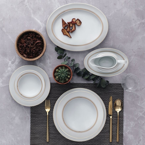 Güral Porselen - Yemek Takımı 12 Kişilik <br> TLS84YT9305592